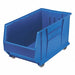 E4550 Mobile Bin Blue Polypropylene 15 in