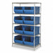 D5607 Bin Shlvng 30inx74inx42in Blue