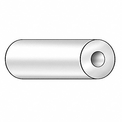 K7404 Tube UHMW 3ft 1 InDia 1 1/2 OutDia White