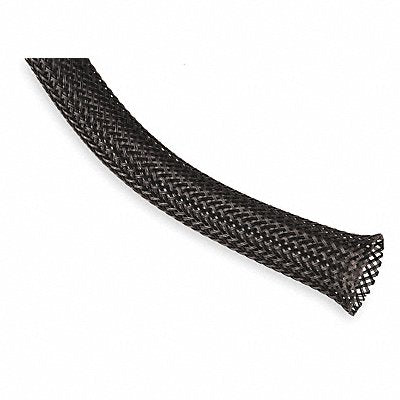 Braided Sleeving 0.250 in 100 ft Black