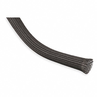 Braided Sleeving 0.375 in 50 ft Black