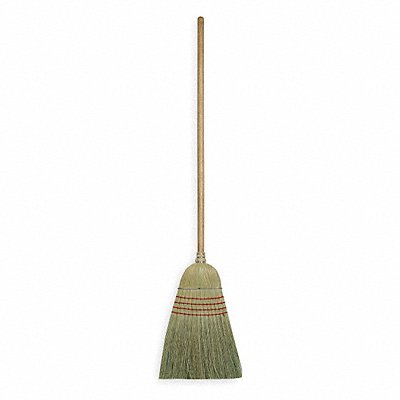 Corn Broom 38 in Handle L 12 in Face