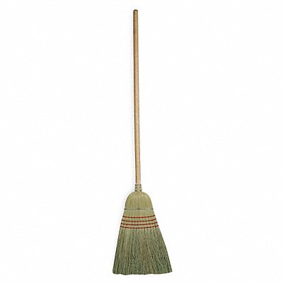 Corn Broom 38 in Handle L 12 in Face