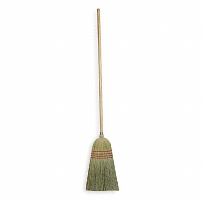 Corn Broom 38 in Handle L 12 in Face