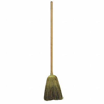 Corn Broom 38 in Handle L 12 in Face