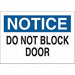 Sign 3 1/2 in x 5 in Polyester