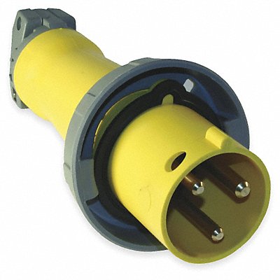 IEC Pin and Sleeve Plug 100 A Yellow 2Pl