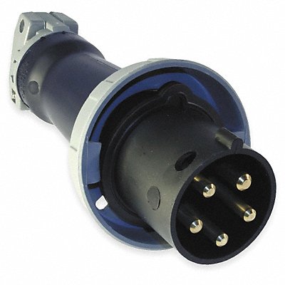 IEC Pin and Sleeve Plug 100 A Black 4Pl