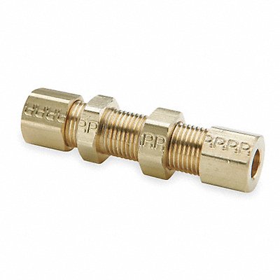 Bulkhead Union Brass Comp 3/8In PK10