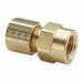 Connector Brass CompxF 1/2Inx1/4In PK10