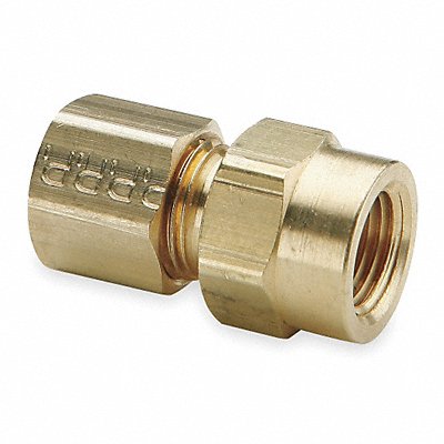 Connector Brass Comp 3/16Inx1/4In PK10