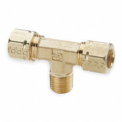 Branch Tee Brass CompxM 1/8In PK10