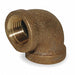 90 Elbow Red Brass 1/4 in Class 125
