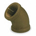 45 Elbow Red Brass 2  FNPT Class 125