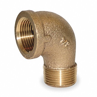 90 Street Elbow Red Brass 3/8 in