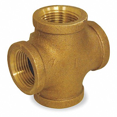 Cross Red Brass 1/4 in Pipe Size FNPT