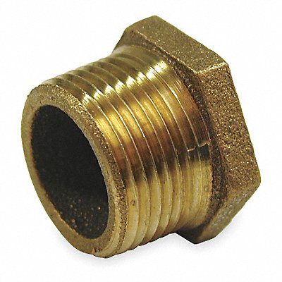 Hex Bushing Red Brass 2 x 1 1/2 in