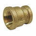 Reducing Coupling Red Brass 1/2 x 3/8 in