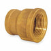 Reducing Coupling Red Brass 2 1/2 x 2 in