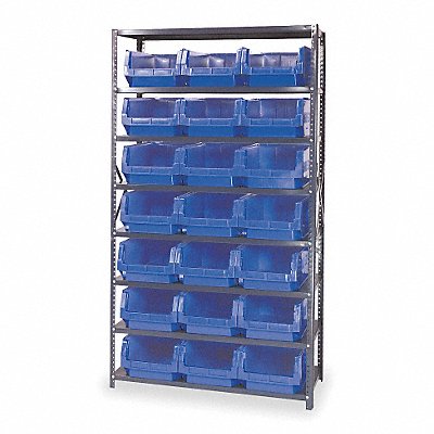 E1529 Bin Shlvng 18inx75inx42in Blue