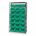 E1529 Bin Shlvng 18inx75inx42in Green