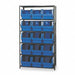 E1530 Bin Shlvng 18inx75inx42in Blue