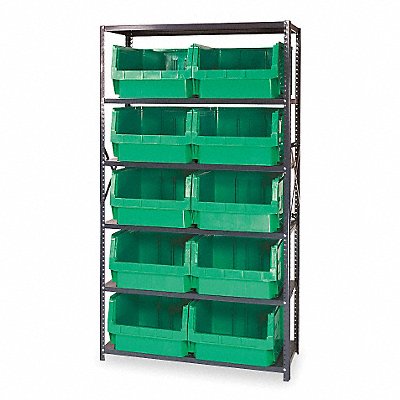 E1531 Bin Shlvng 18inx75inx42in Green