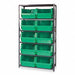 E1531 Bin Shlvng 18inx75inx42in Green