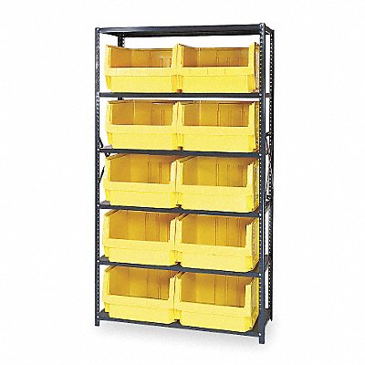 E1531 Bin Shlvng 18inx75inx42in Yellow