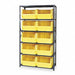 E1531 Bin Shlvng 18inx75inx42in Yellow