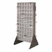 Double Sided Tip-Out Bin Rack 52 in