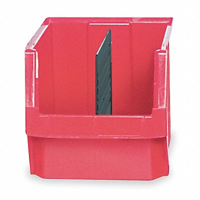 F0818 Bin Red Polyethylene 11 7/8 in