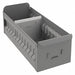 Drawer Bin Gray Steel 4 1/2 in