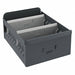 Drawer Bin Gray Steel 4 1/2 in