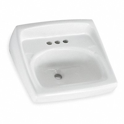 AS Lav Sink DShape 10inx15inx6-1/2in