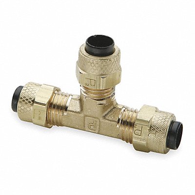 Union Tee Brass Comp 3/8In PK10