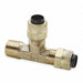 Run Tee Brass CompxM 1/4In PK10