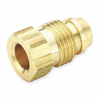 Nut/Brass Sleeve Brass Comp 3/8In PK10