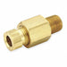 Connector Brass CompxM 3/8Inx1/4In PK10