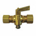 Ground Plug Valve 3/8 In 30 PSI Brass