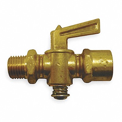 Truck Ground Plug Valve 1/4 In Brass