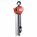 Manual Chain Hoist 1000 lb Lift 8 ft.