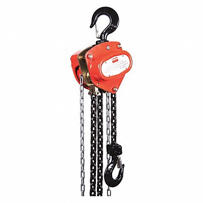 Manual Chain Hoist 4000 lb Lift 20 ft.