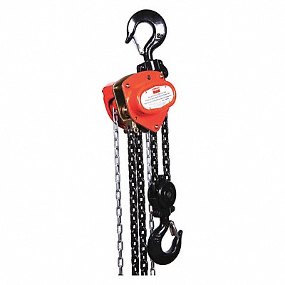 Manual Chain Hoist 6000 lb Lift 10 ft.