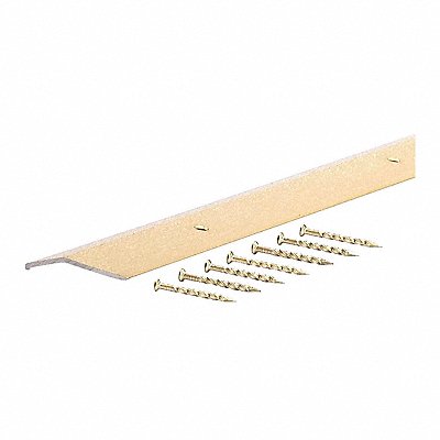 Carpet Edging Bar Aluminum Gold 72 In L