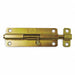 Barrel Slide Bolt Yellow Zinc 5 in L