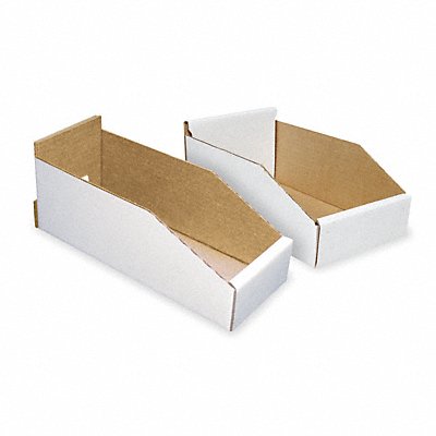 Corrugated Shelf Bin 4-1/4 W 11-3/4 L