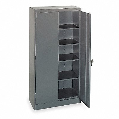 Storage Cabinet 72 x36 x18 MdGry 4Shlv