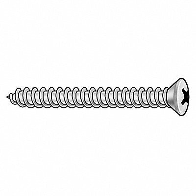 Metal Screw Oval #6 1/2 In L PK100