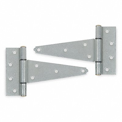 Tee Hinge Steel 2-11/16 in L PK2